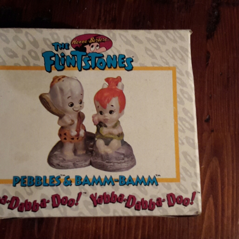 Hanna Barbera Pebbles and Bam Bam S&P shaker